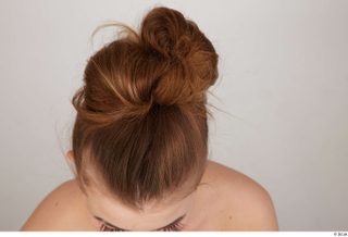 Olivia Sparkle brown hair messy bun 0001.jpg